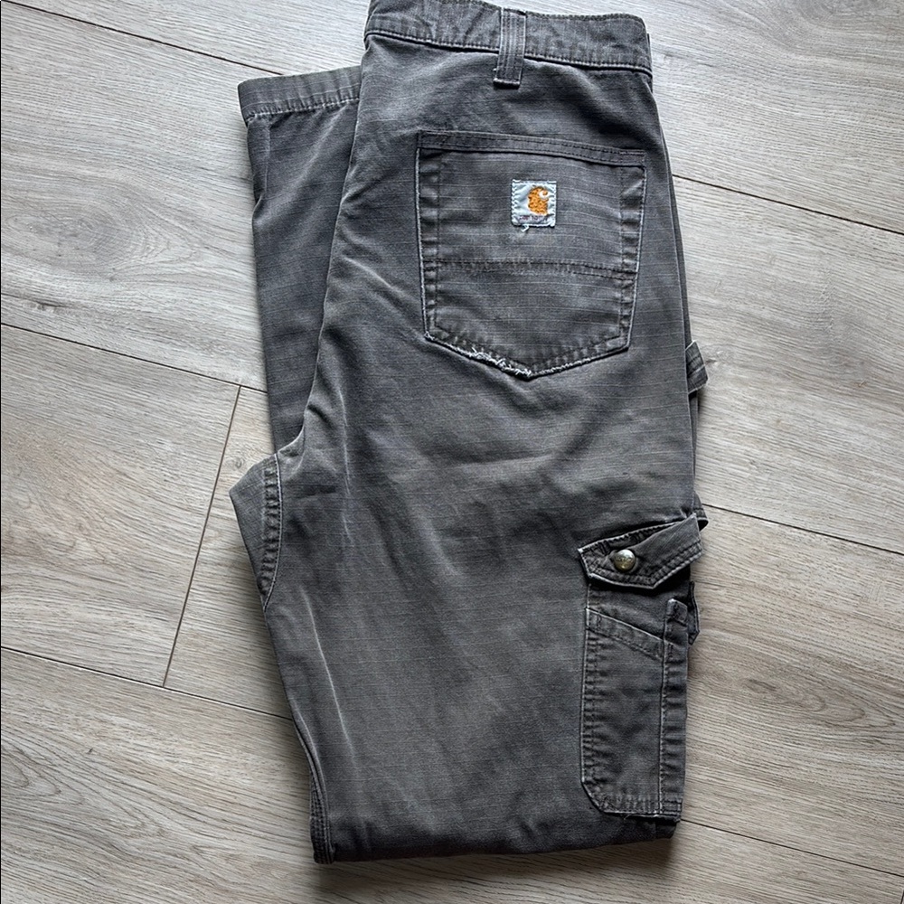 Carhartt Brown Cargo Pants Rugged Workwear